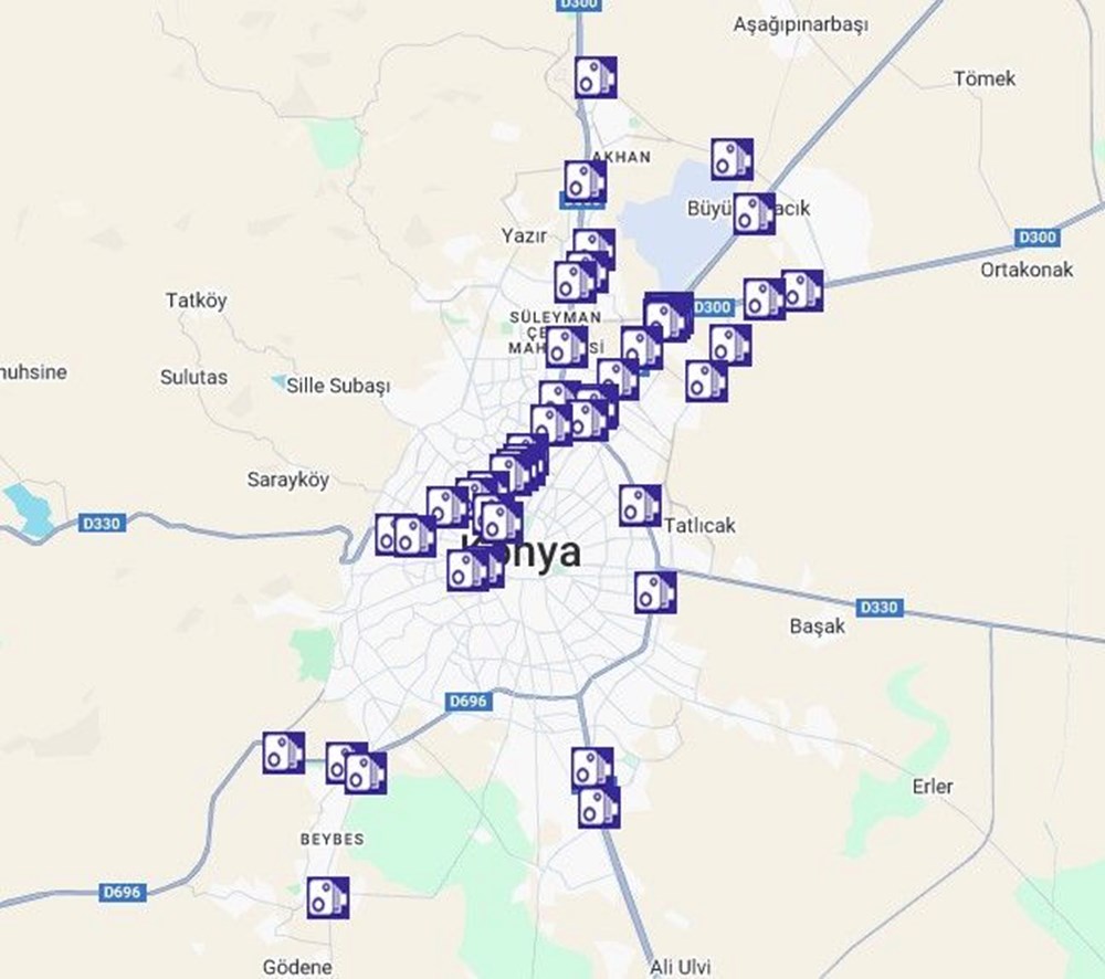 Yola çıkacaklar dikkat... Sabit radar noktaları belli oldu - 39