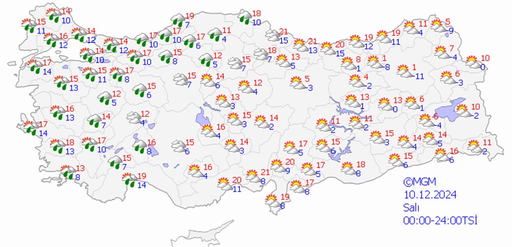 Hafta sonu hava nasıl olacak? 3 il için sarı kodlu uyarı - 14