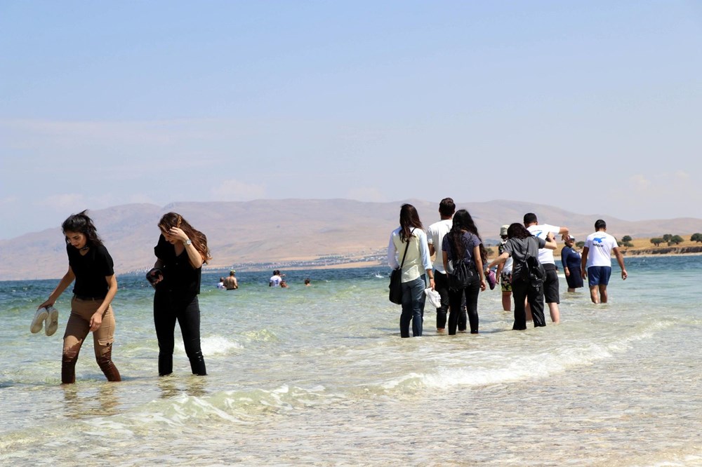 Su altındaki antik yoldan Çarpanak Adası'na ulaştılar - 5