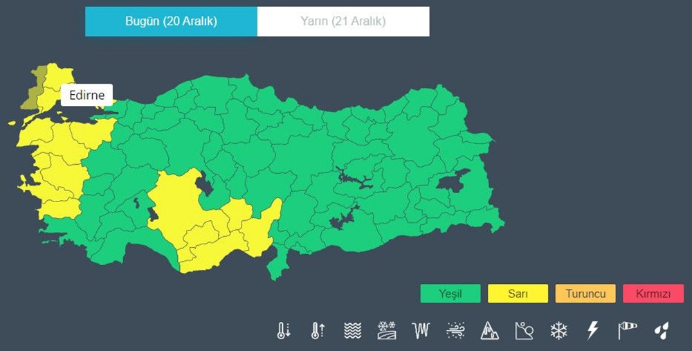 Bu hafta hava nasıl olacak? İstanbul'a mevsimin ilk karı düştü (MGM 5 günlük hava durumu raporu) - 6