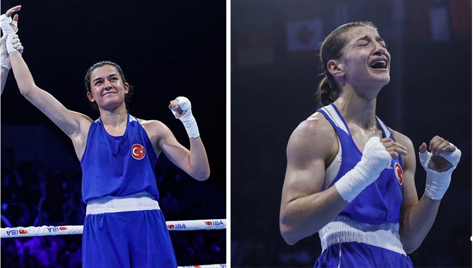 SON DAKİKA: Milli boksörler Buse Naz Çakıroğlu ve Hatice Akbaş dünya şampiyonu oldu