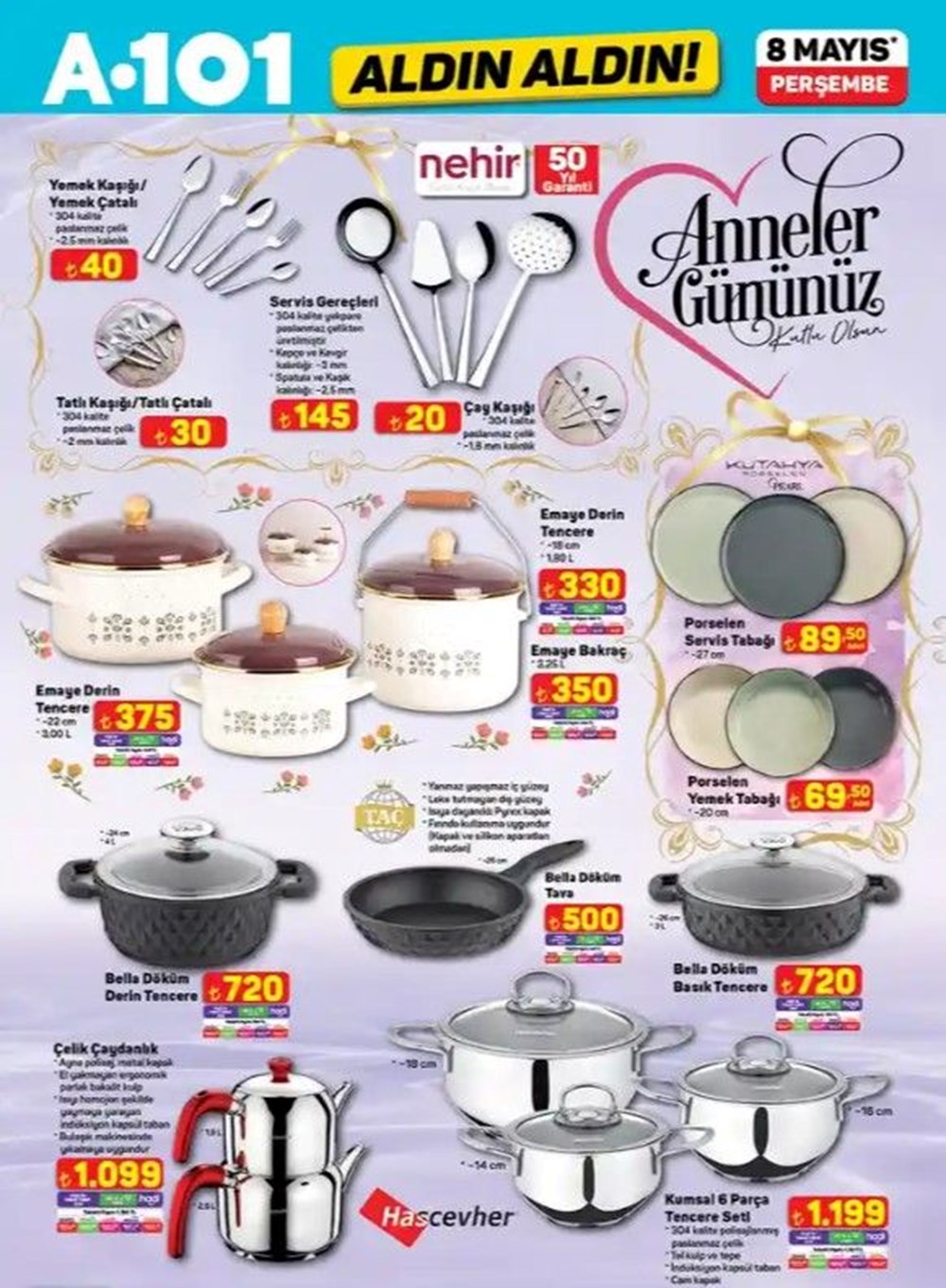 A101 8 Mayıs aktüel kataloğu satışta: Bugün hangi eserler satışa çıktı? 83