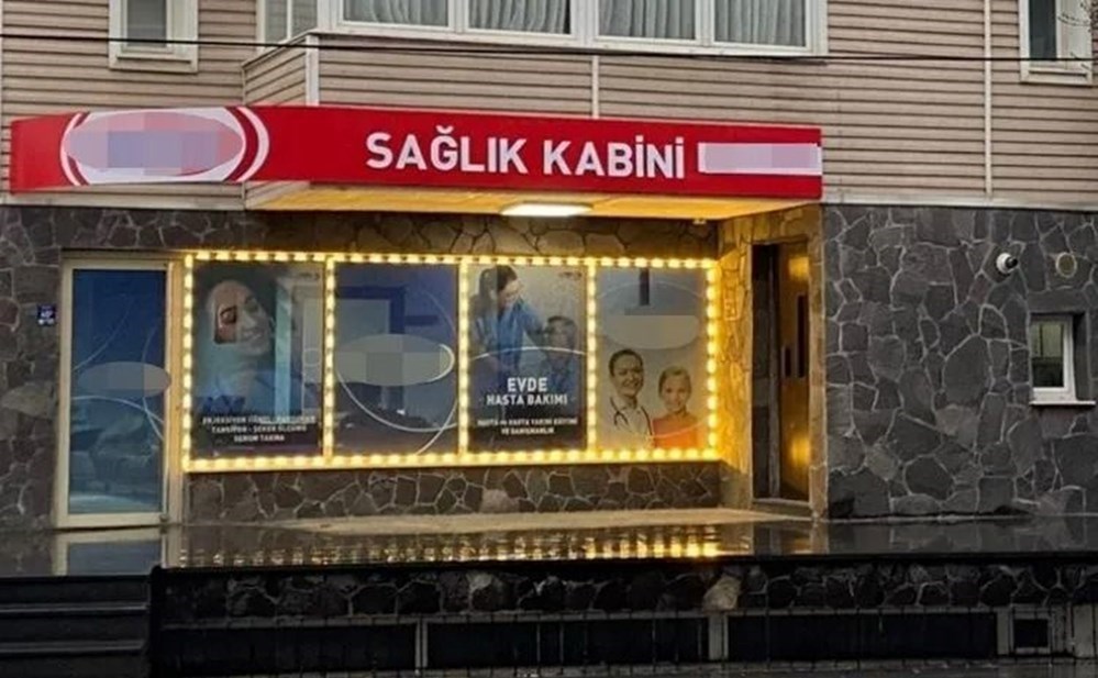 Kaçak sünnet işleminin gerçekleştirildiği sağlık kabini