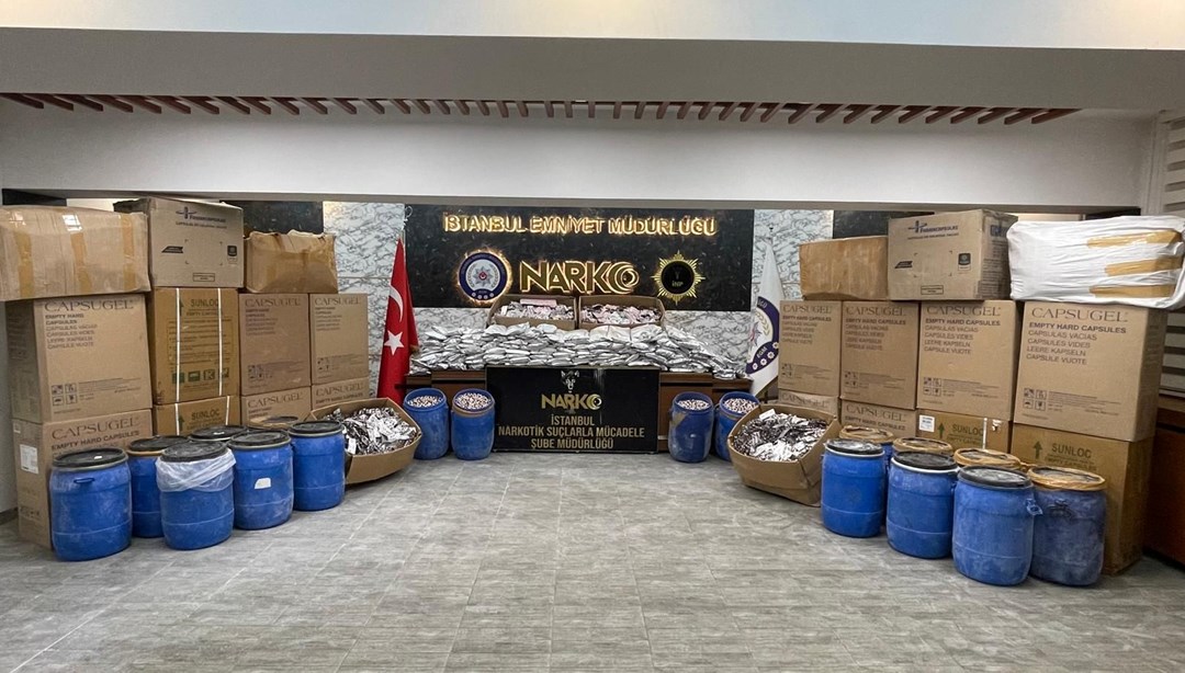 4,5 milyon sentetik ecza hap ele geçirildi