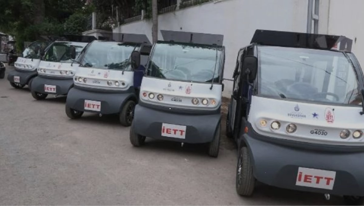 Büyükada'ya 50 elektrikli taksi Büyükada'ya 50 elektrikli taksi
