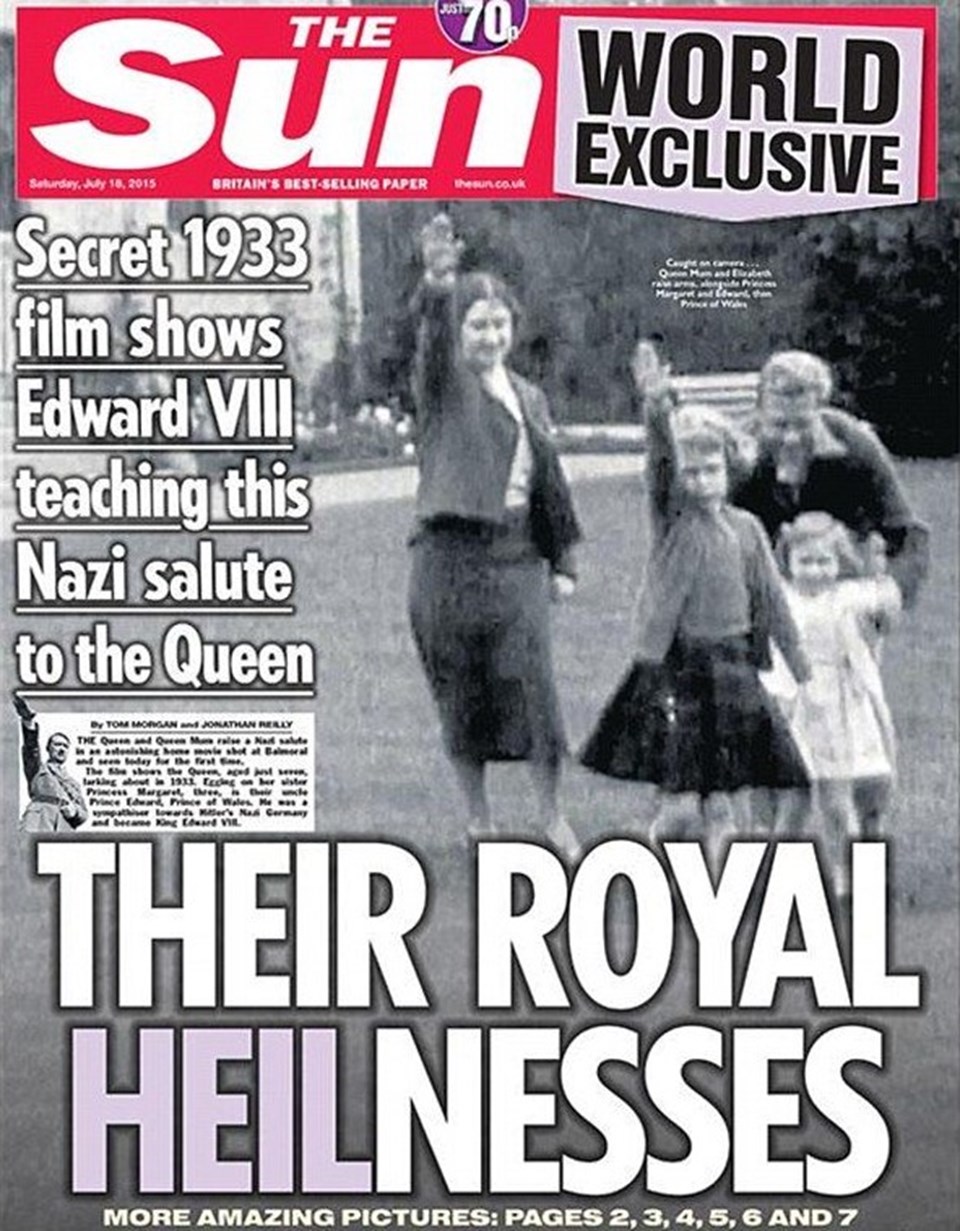 İngiltere Kraliçesi'nden 'Nazi selamı' - 2