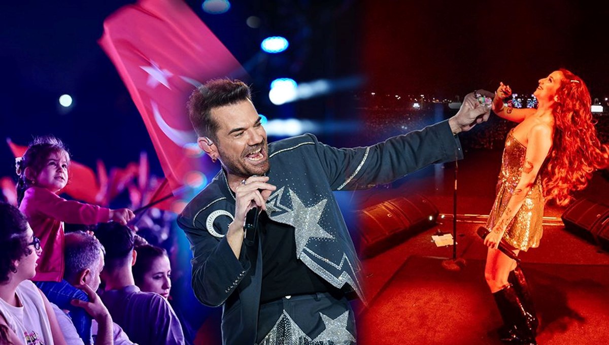 Cumhuriyet'in 100. yılı meydanlardaki coşkulu konserlerle kutlandı Cumhuriyet'in 100. yılı meydanlardaki coşkulu konserlerle kutlandı