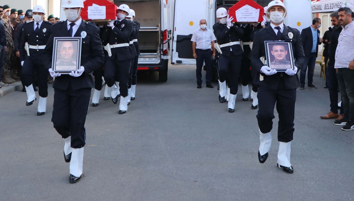 Şehit özel harekat polislerine veda