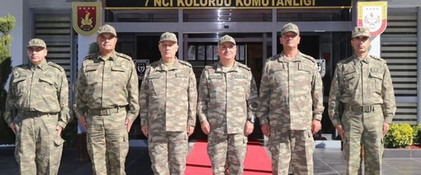 Komutanlar Diyarbakır'da denetlemelerde bulundu