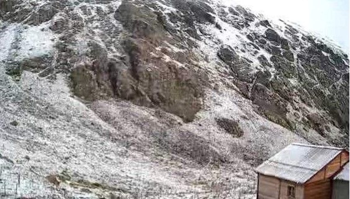 Rize'ye mevsimin ilk karı düştü Rize'ye mevsimin ilk karı düştü