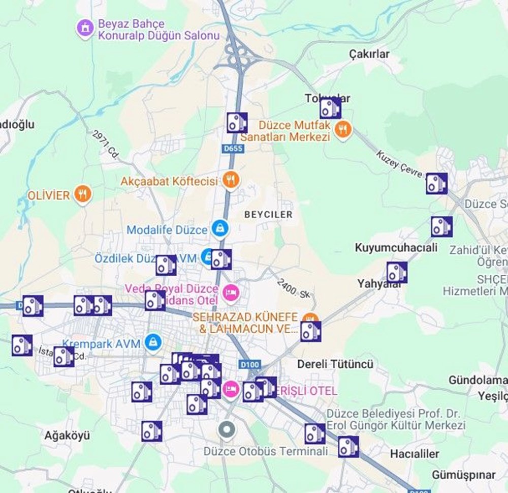 Yola çıkacaklar dikkat... Sabit radar noktaları belli oldu - 19