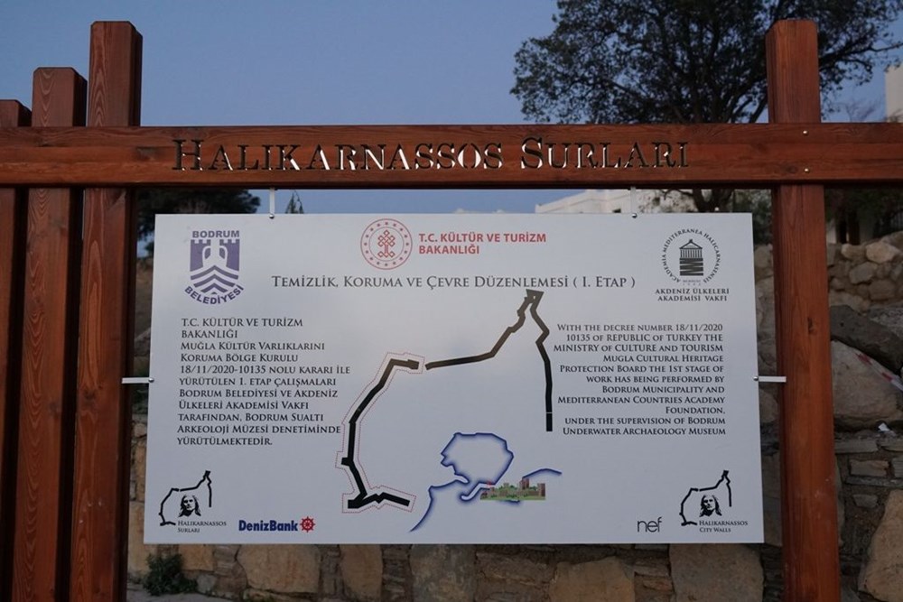 Bodrum'da 2400 yıllık tarihi Halikarnassos Surları gün yüzüne çıkıyor - 4