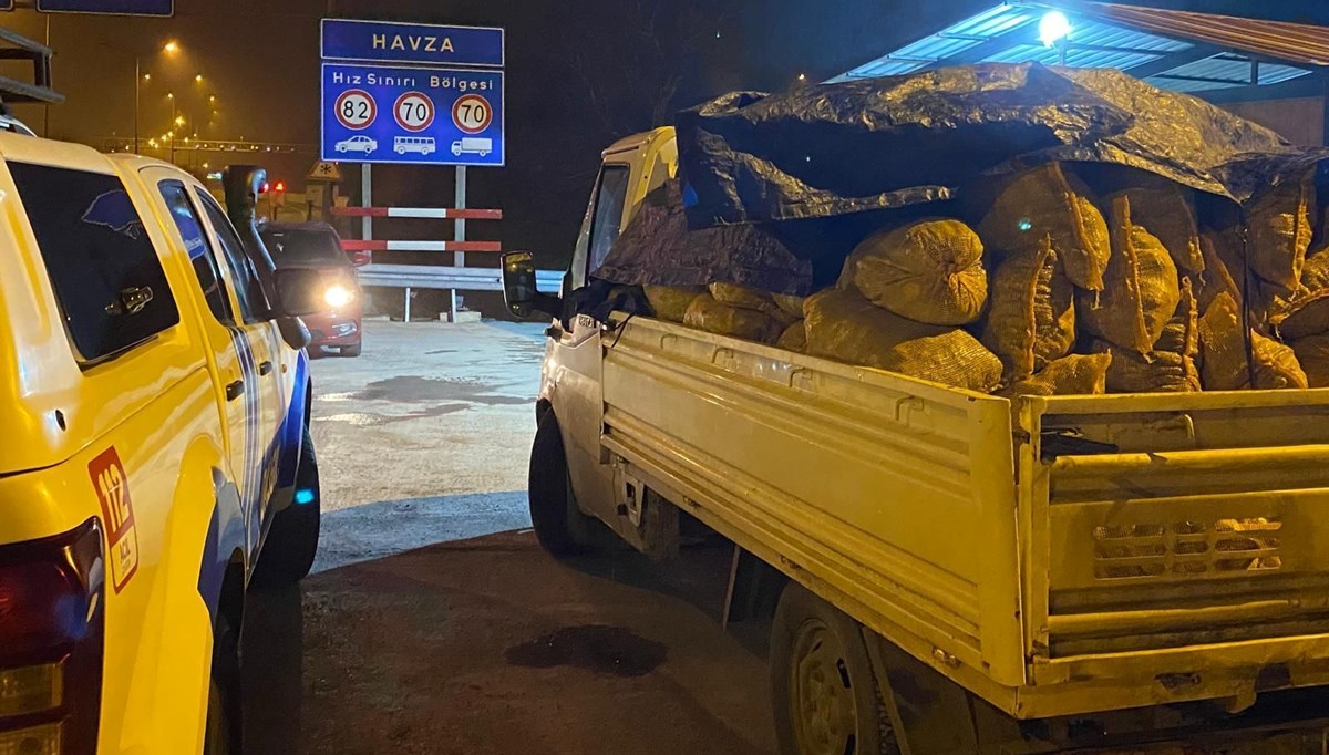 Samsun'da 3,5 ton kaçak midye ele geçirildi