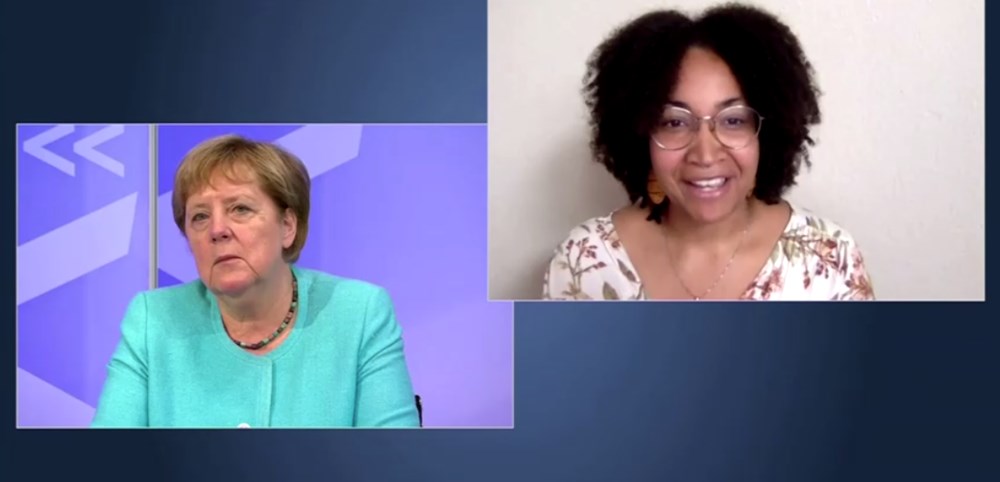Angela Merkel televizyonda uyuya kaldı - 5