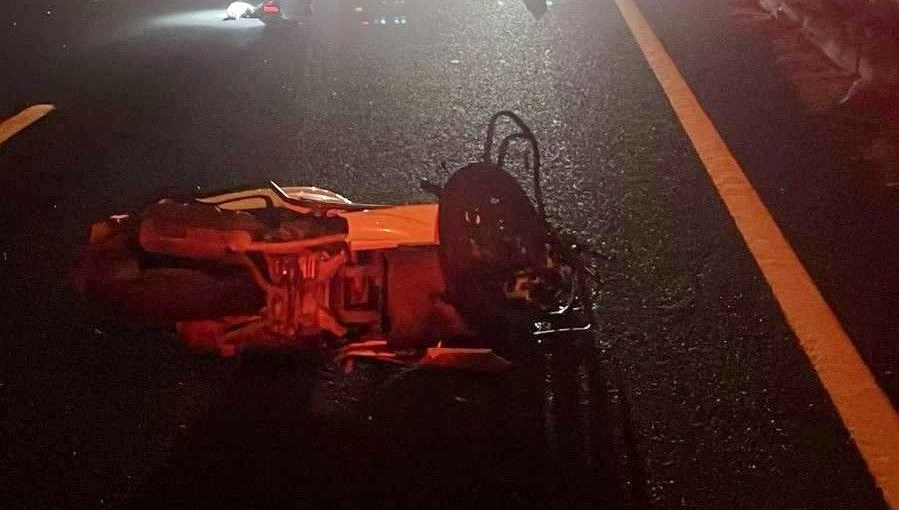 Manisa'da motosikletlinin acı ölümü