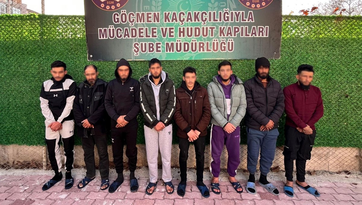 Konya’da 13 düzensiz göçmen yakalandı