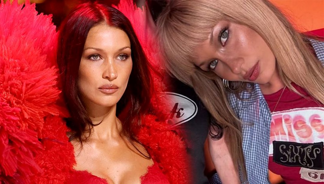 Bella Hadid çekime özel imaj yeniledi