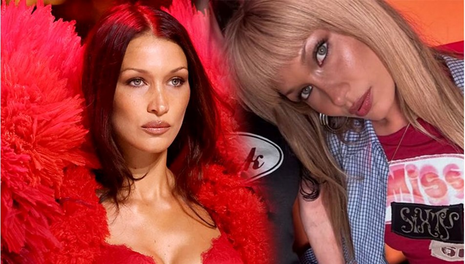 Bella Hadid çekime özel imaj yeniledi