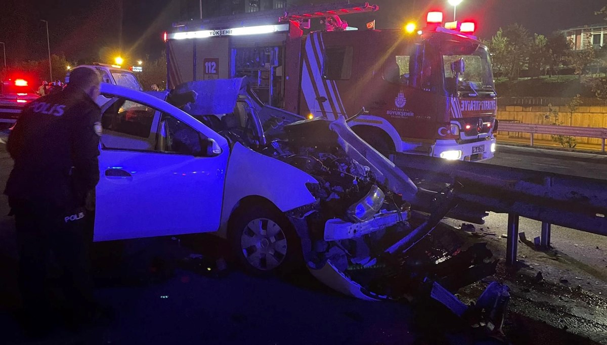 Ümraniye’de feci kaza: 1 ölü, 1 ağır yaralı