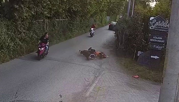 Kasksız sürüş canına mal oluyordu!