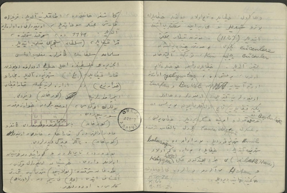 Atatürk'ün özel koleksiyondaki el yazısı notları ortaya çıktı - 22