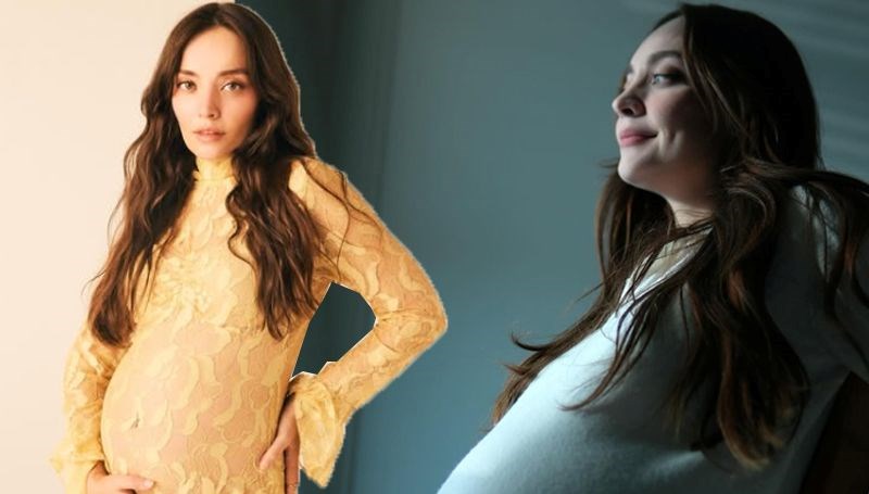 Oyuncu Zeynep Tuğçe Bayat'tan karnı burnunda yeni kare