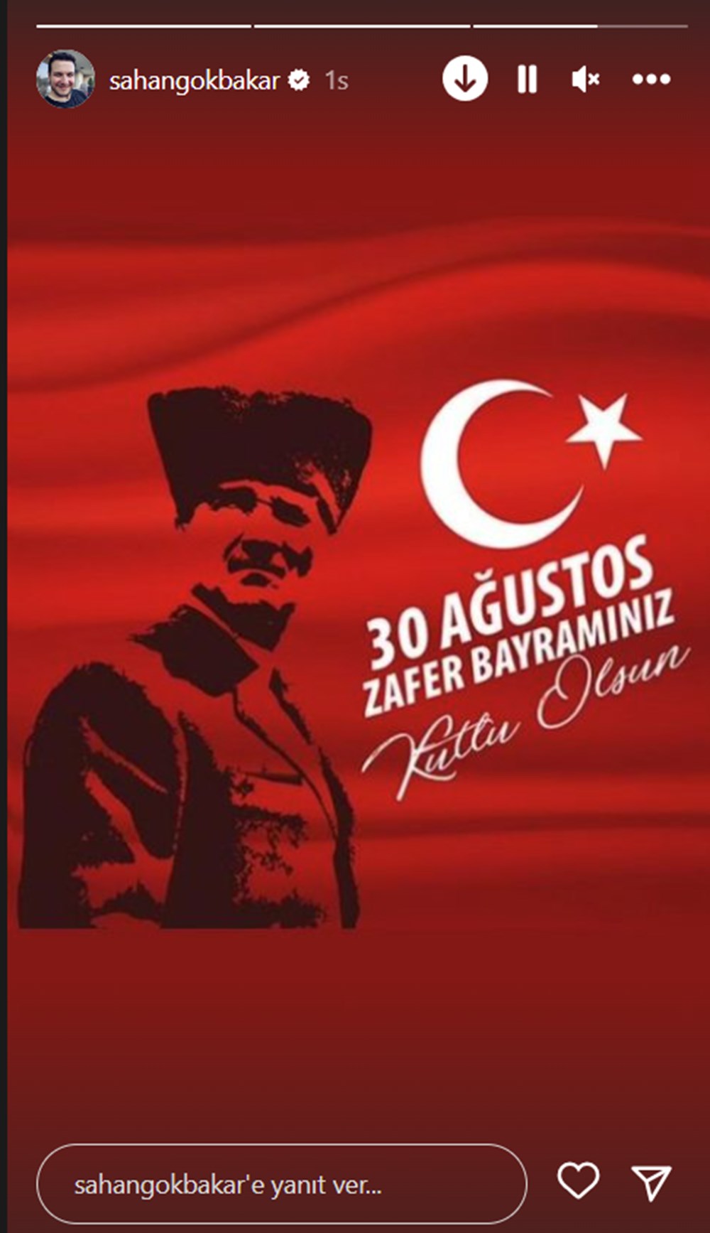 Ünlü isimlerin 30 Ağustos Zafer Bayramı mesajları - 3