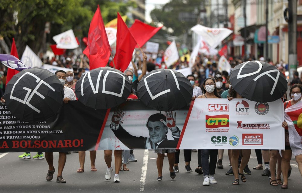 Brezilya'da Bolsonaro karşıtı gösteri - 2