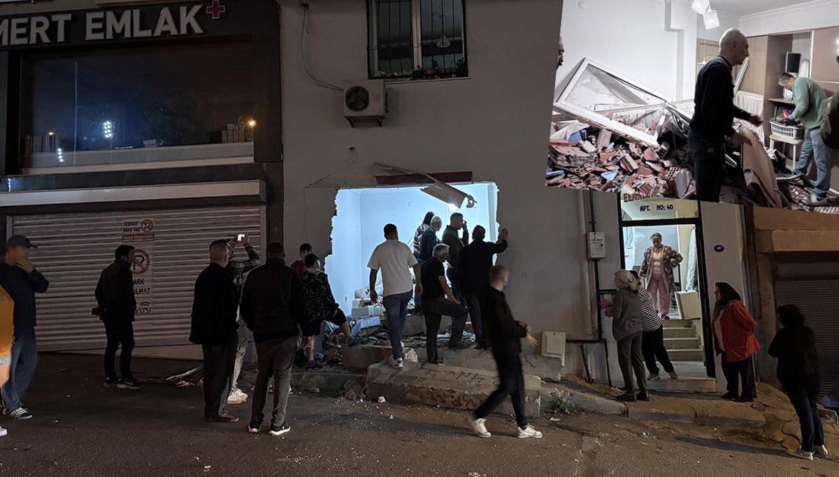Kamyon eve daldı