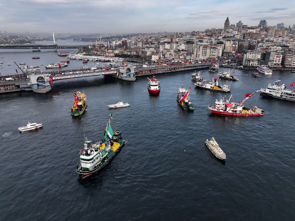 İstanbul'da şehitler ve Gazze için yürüyüş - 10