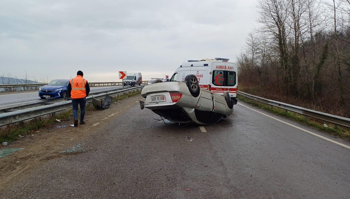 Zonguldak'ta feci kaza: 3 yaralı