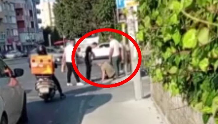 Karısını takip eden adamı hastanelik etti