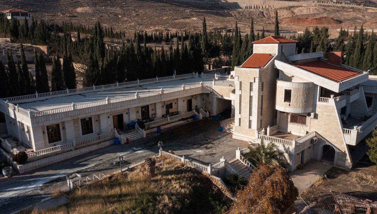Esad ailesinin villa görünümlü uyuşturucu imalathanesi Esad ailesinin villa görünümlü uyuşturucu imalathanesi