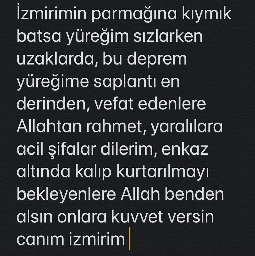 Ünlü isimlerden İzmir'e destek mesajları - 20