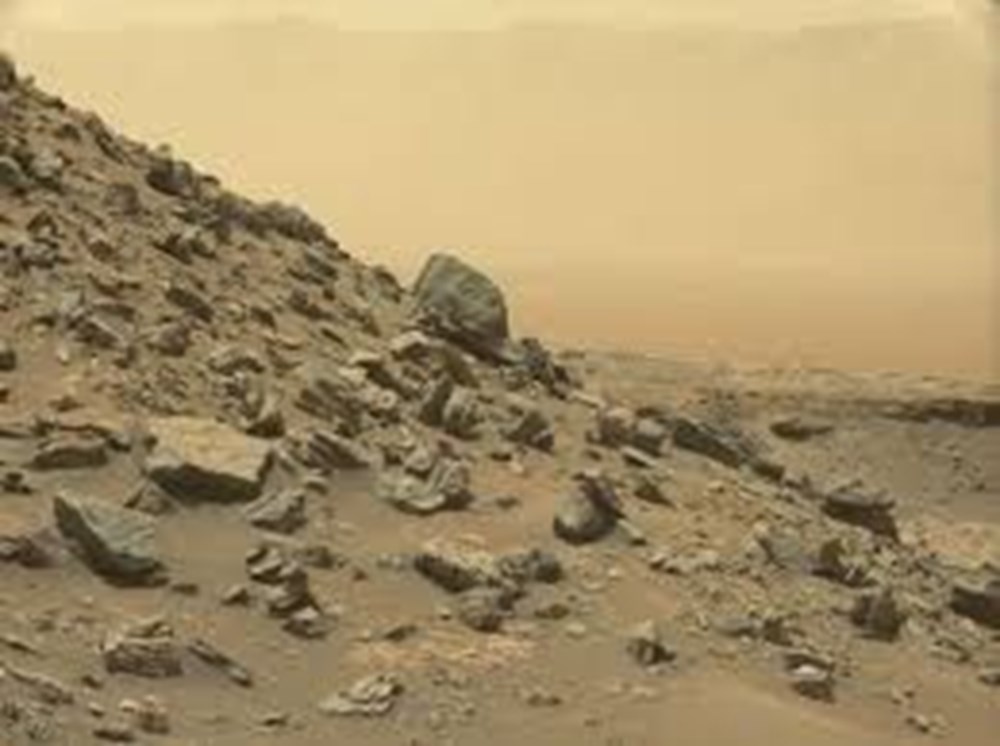 NASA'nın Curiosity aracı Mars'ın panoramik görüntüsünü paylaştı - 6