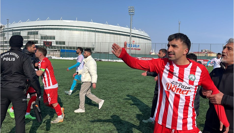 Sivas'ta amatör maçta gerginlik