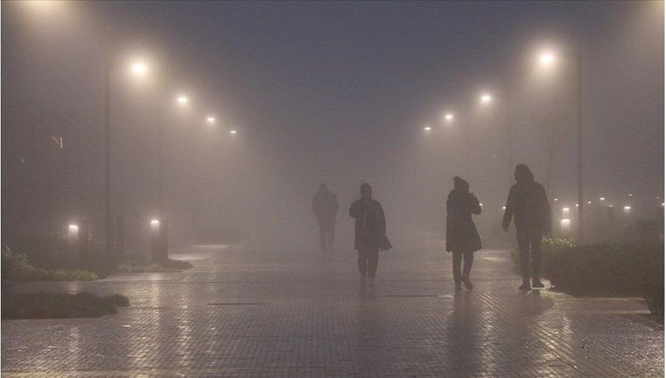 Edirne'de sis: Görüş mesafesi 50 metreye düştü