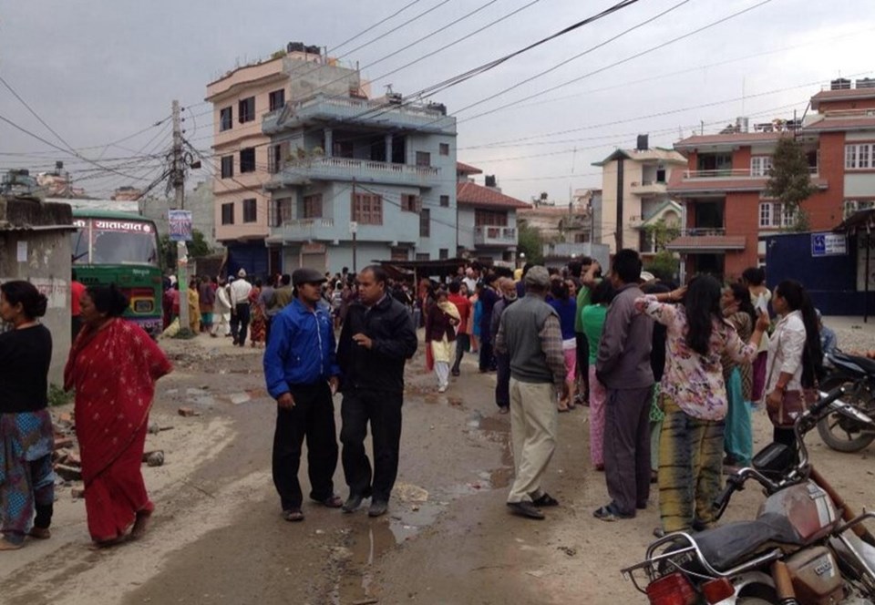 Nepal'de şiddetli deprem - 1