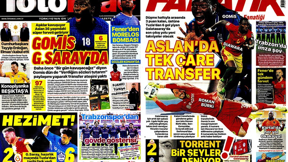 Sporun Manşetleri (29 Ocak 2022)