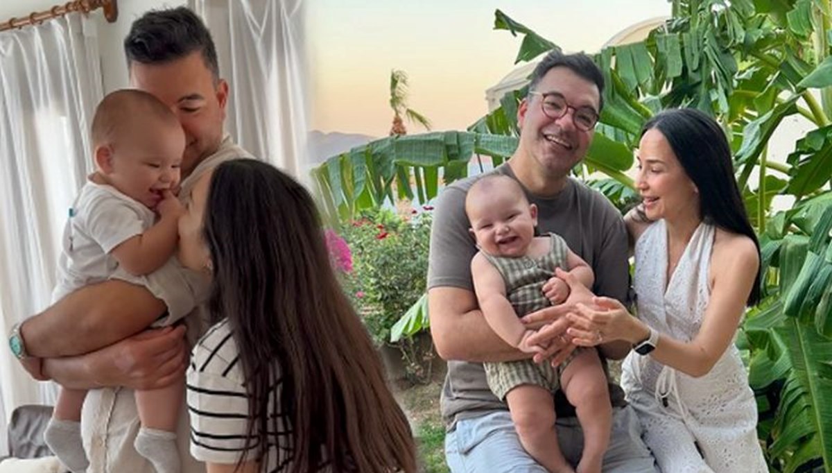 İpek Açar'dan eşi ve oğlu ile yeni kare