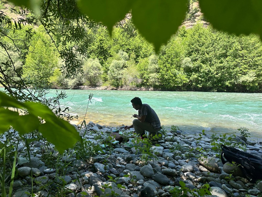 Munzur Vadisi’nden topladığı taşları sanat eserine dönüştürüyor - 4