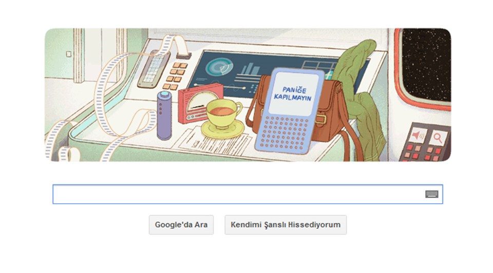 Google'dan Douglas Adams'a özel doodle - 1