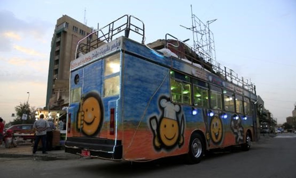 Bağdat'ta 'otobüs lokanta' - 2
