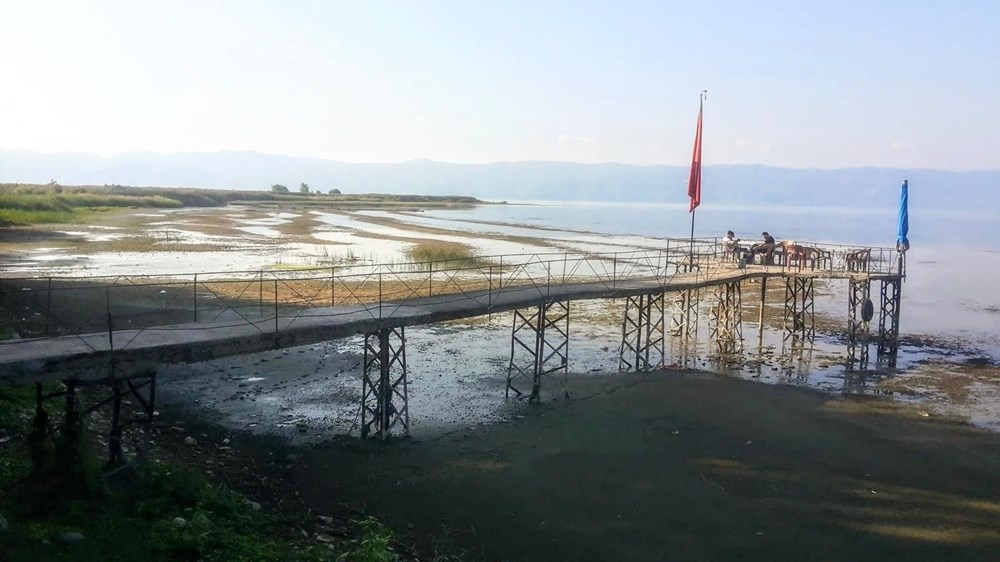 İznik Gölü'nde tedirgin eden çekilme - 3