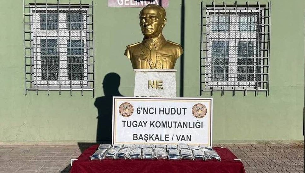 MSB: Van hudut hattında 20,5 kilo uyuşturucu ele geçirildi