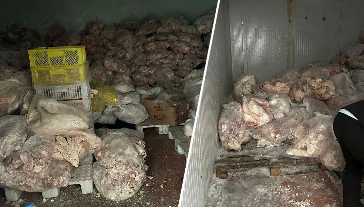 Gıda deposunda ele geçirildi: Binlerce lira ceza