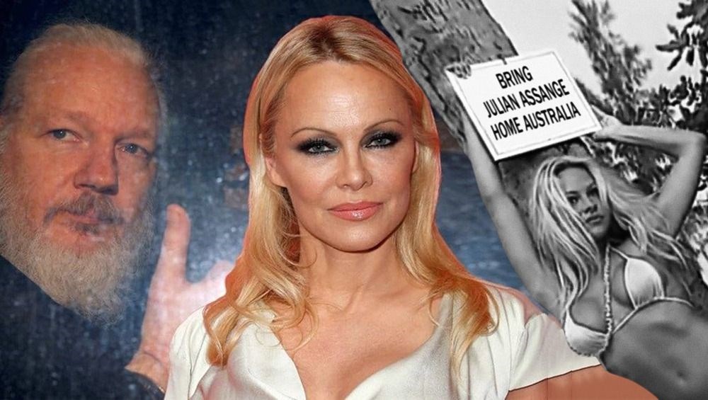 Pamela Anderson'dan Julian Assange için bikinili çağrı - 1