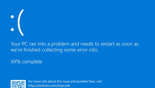 Windows'ta mavi ekrana son