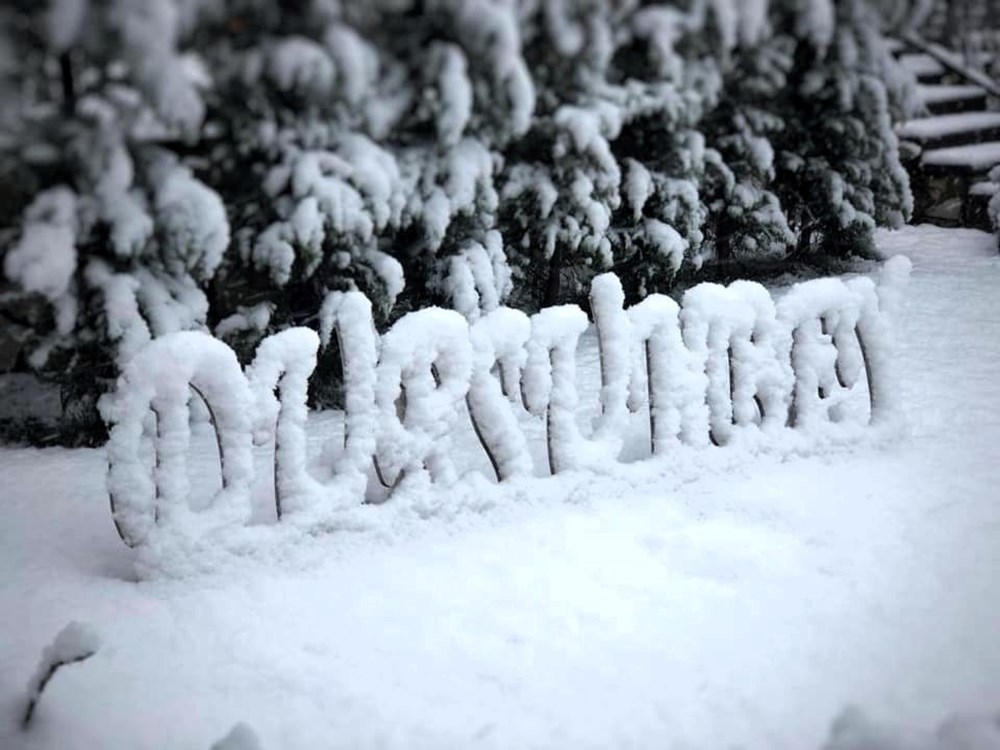 Bir ilçe beyaza büründü: "Okullar Tatil" mesajı paylaşıldı - 3