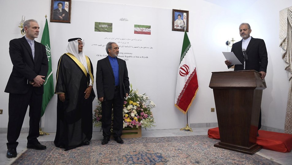 İran’ın Riyad Büyükelçiliği 7 yılın ardından yeniden açıldı